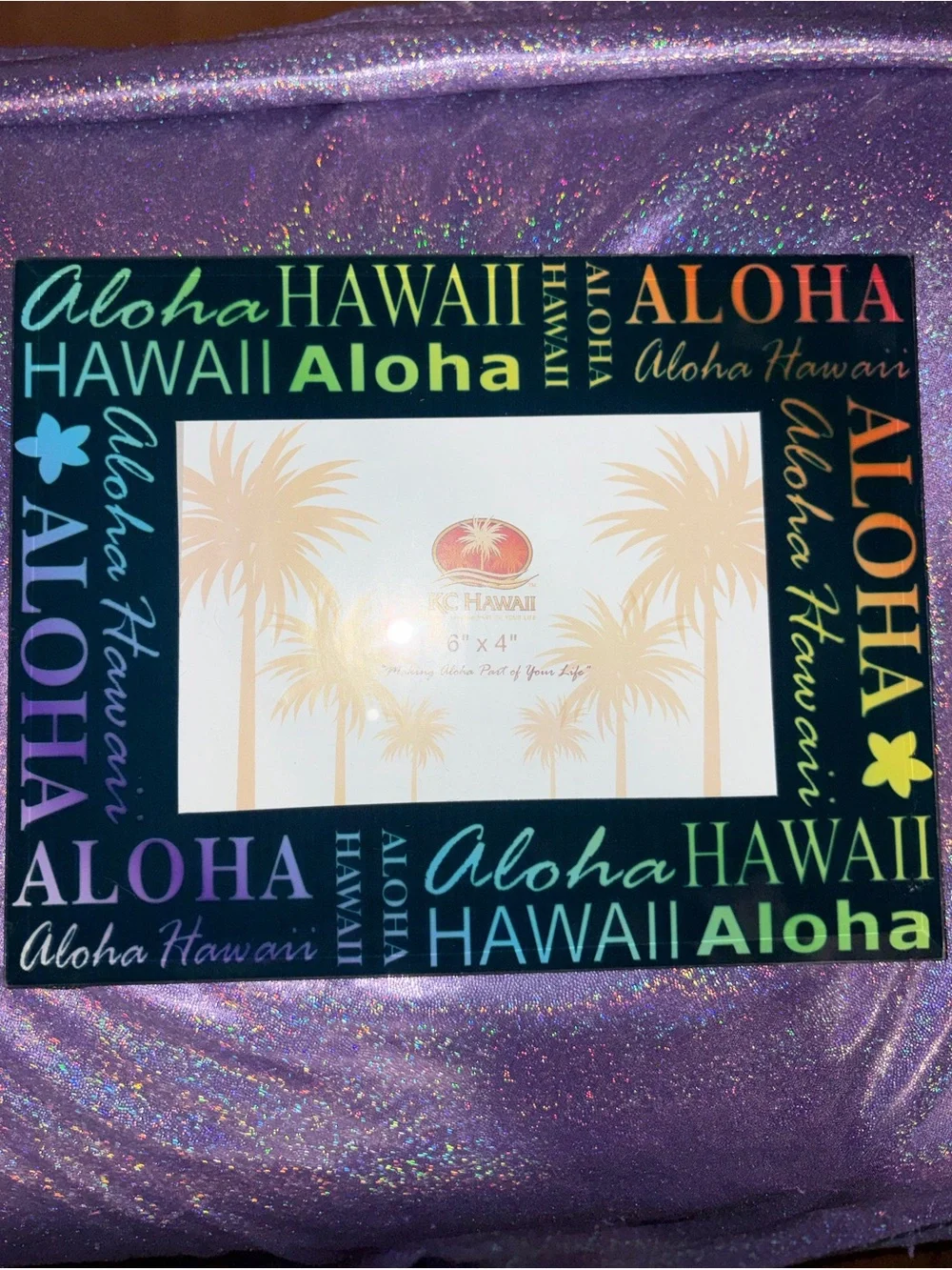 Aloha Hawaii Colorful Photo Frame